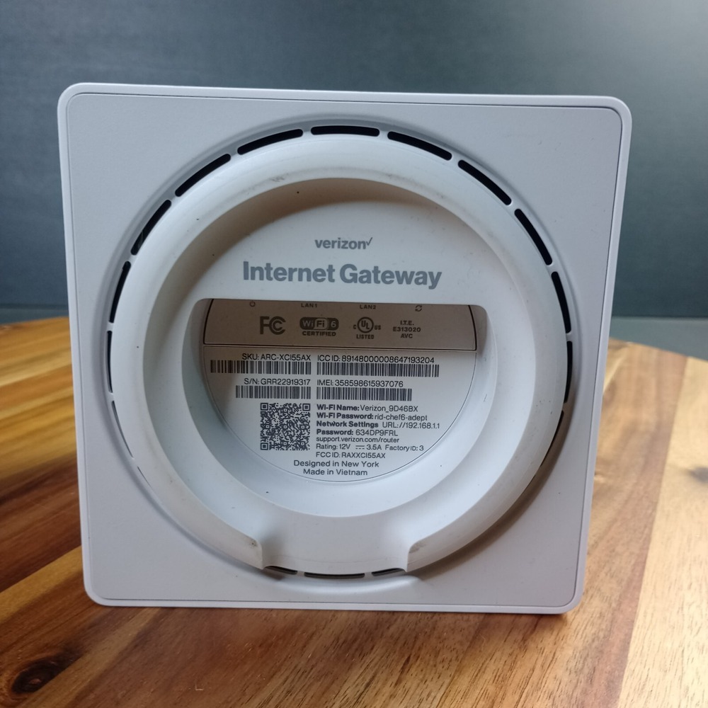 Verizon Internet Gateway ARC-XCI55AX Home Router 2022‎ Model Router ONLY - Picture 4 of 7